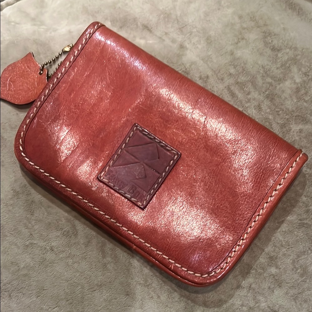 Cognac Italian Leather Wallet